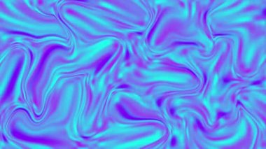 Dalgalı yüzey mavi. Mavi yüzey farklı tonlarda parıldıyor. Soyut dinamik doku. 3D animasyon. Hareket grafikleri.