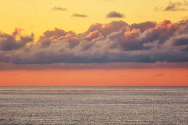 beautiful cloud over the sea at sunset