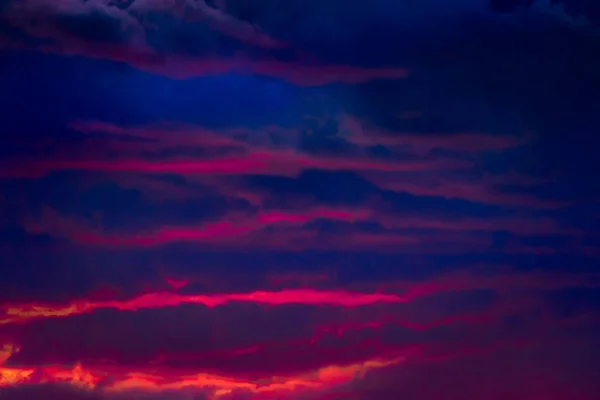 Abstract Cloudscape Red Stormy Clouds — Stock Photo, Image