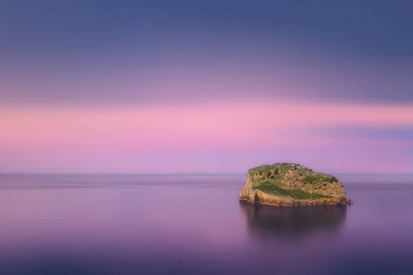 Aketxe Adası'nda günbatımı — Stok fotoğraf