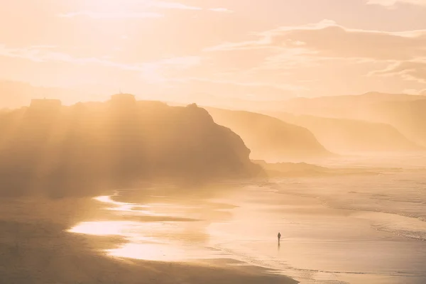 Solitaire seul sur la plage — Photo
