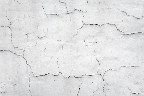 Background of cracked white wall — Stock Photo, Image