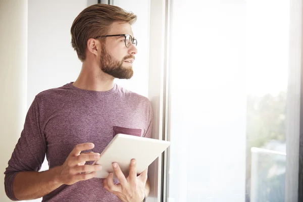 Lavoratore in giornata di sole — Foto Stock