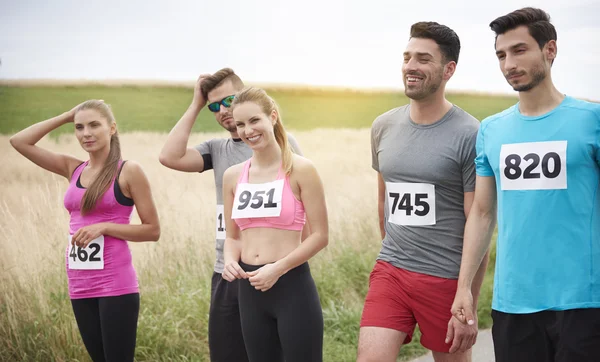 maraton katılım genç insanlar almak