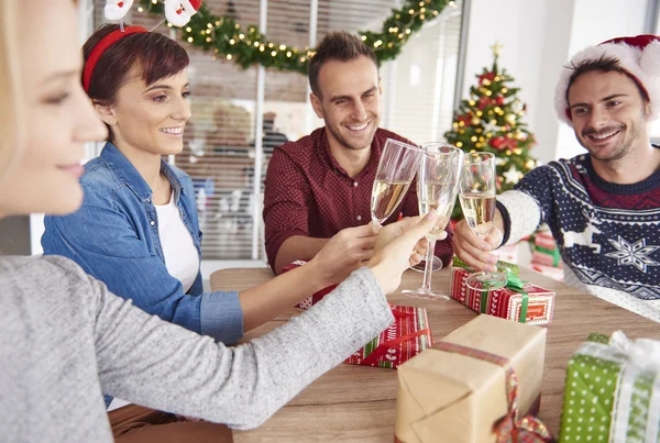 Stoppen met werken en het vieren van Kerstmis — Stockfoto