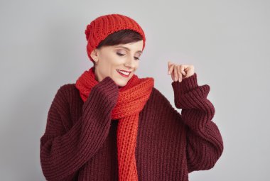 Genç güzel kadın.