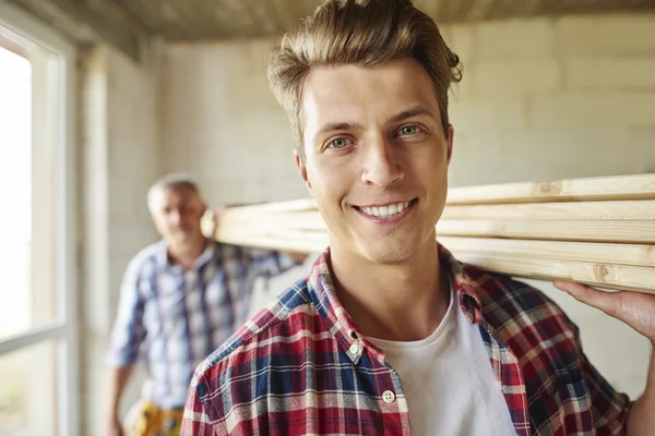 Twee arbeiders — Stockfoto