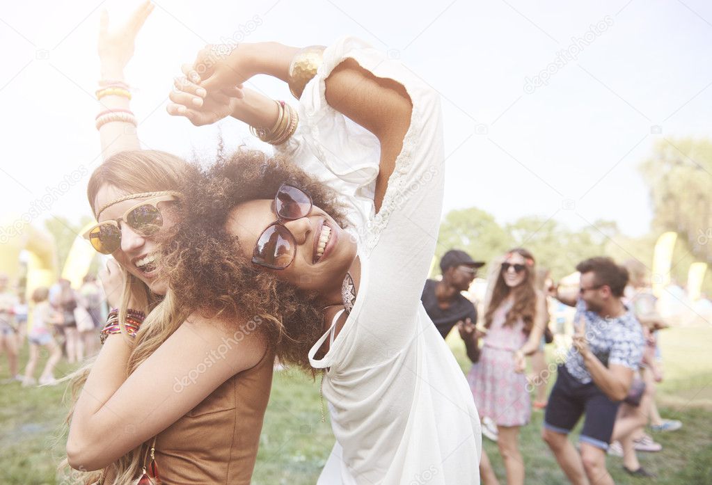 Girls spending great time outdoors