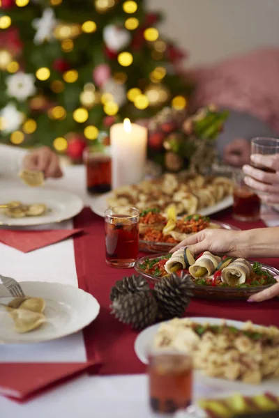 Christmas Eve dinner — Stock Photo, Image