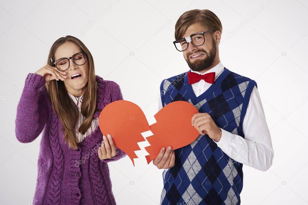 Funny couple of nerds