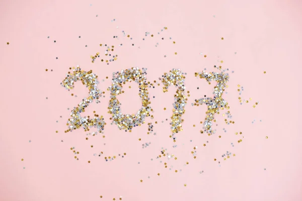 Барвисті конфетті на Новий рік — стокове фото