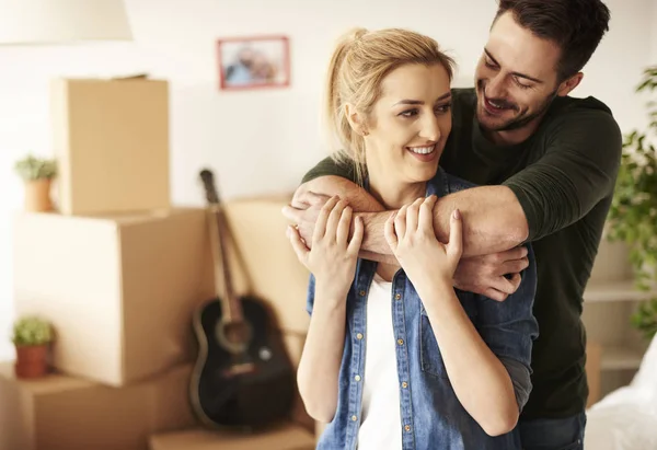 Hermosa pareja amorosa — Foto de Stock