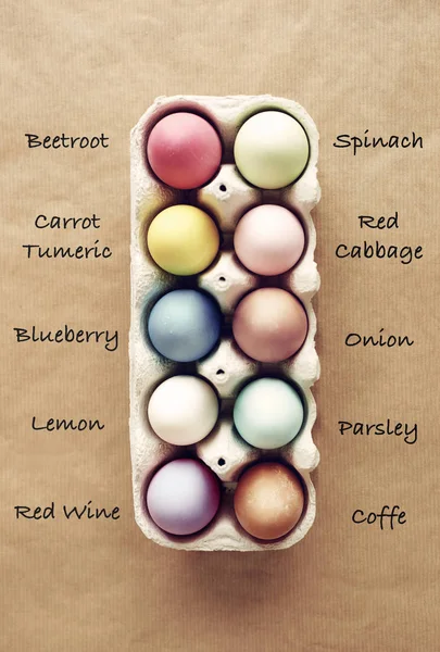 boyalı Paskalya yumurtaları