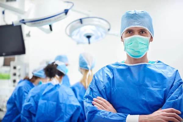 Young Doctor and team — Stock Photo, Image