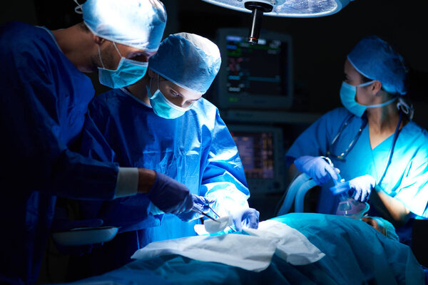 Surgeon team working