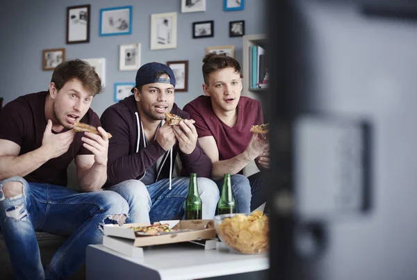 Fans warten auf Mannschaftssieg — Stockfoto