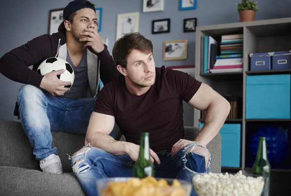 Fans waiting for team winning — Stock Photo, Image