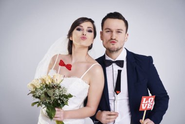 Çift öpücük gönderme
