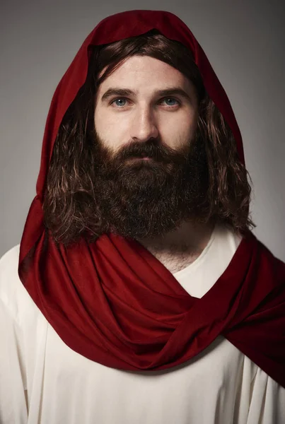 Jézus a hosszú haj — Stock Fotó