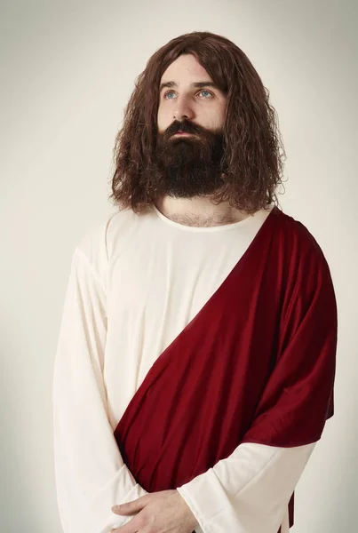 Jesus Christ with long hair — Stock Photo, Image