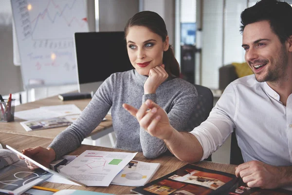 Trabajo en equipo empresarial — Foto de Stock