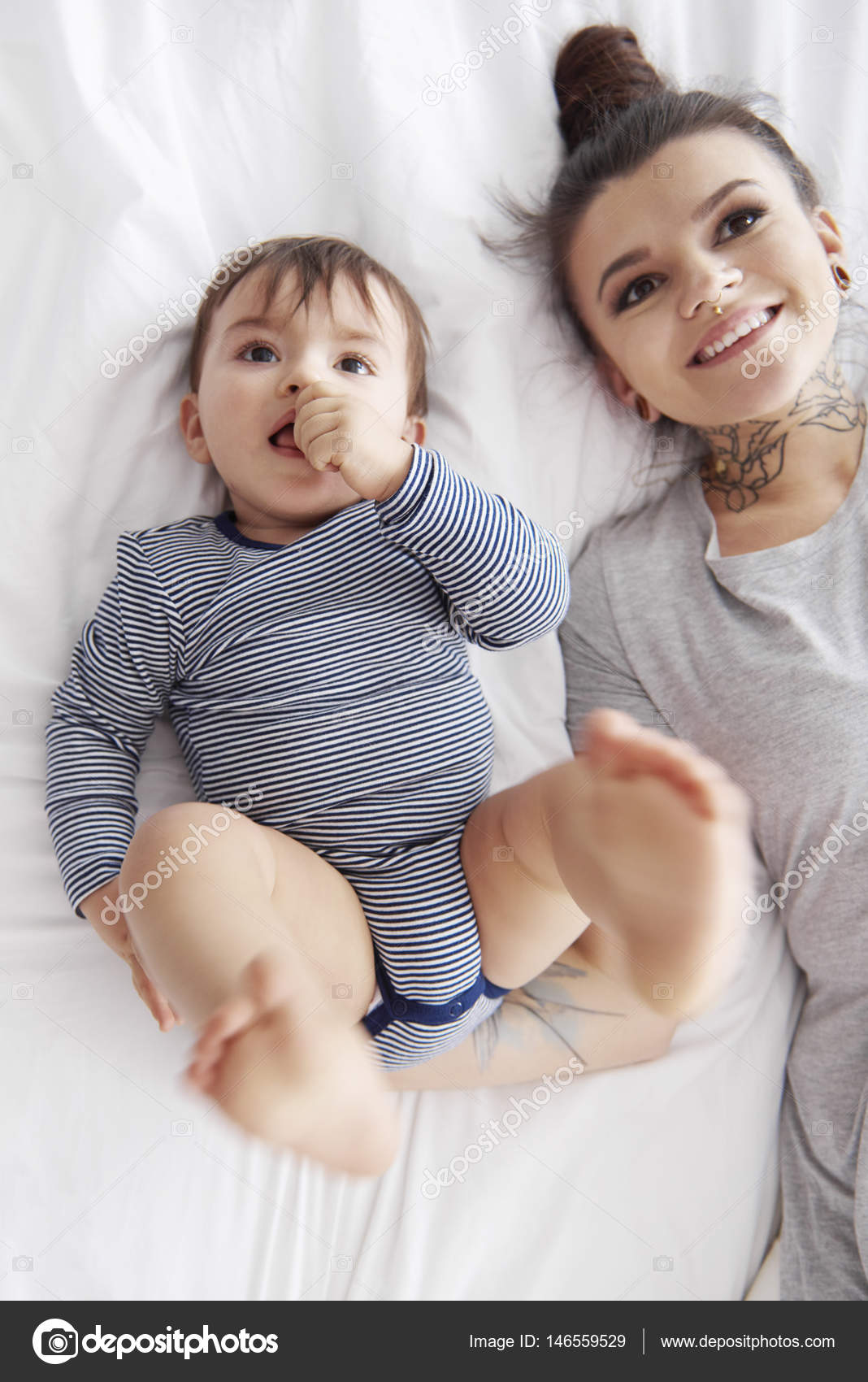 mom with baby