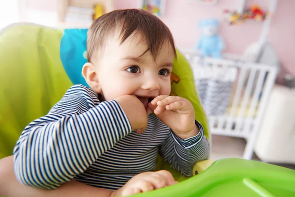 宝宝用餐时间 — 图库照片