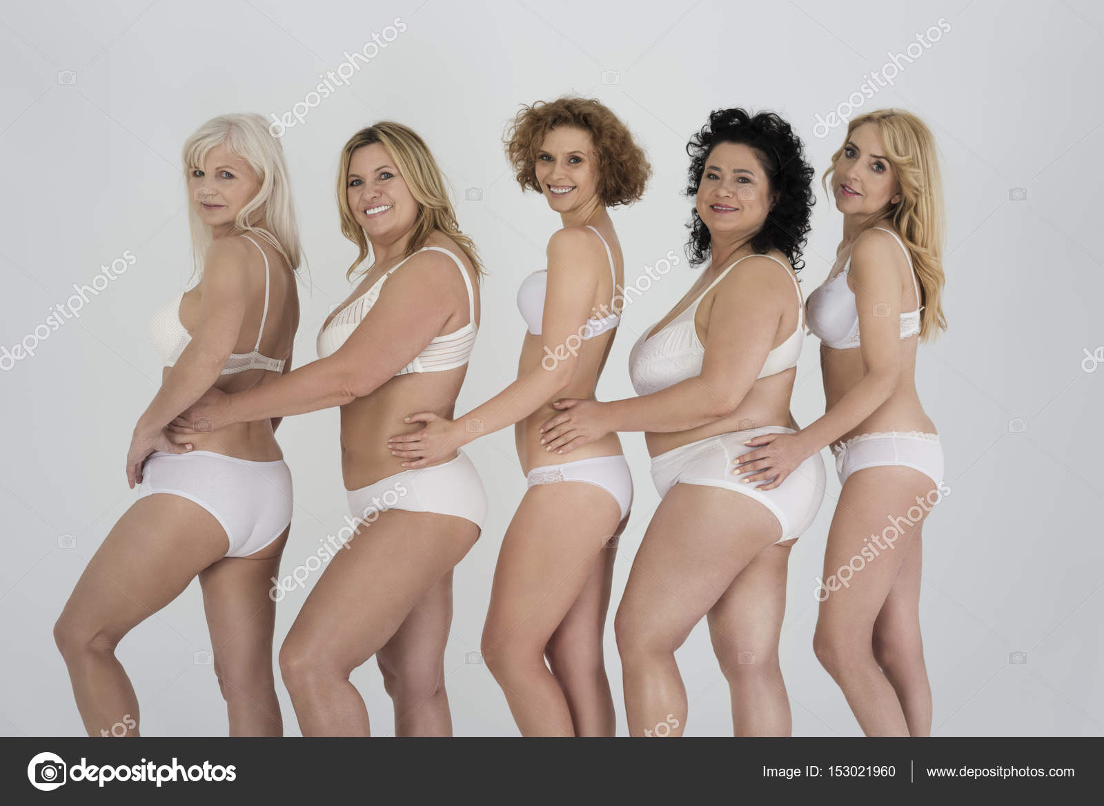 Mature women in classiac lingerie Stock Photo by ©gpointstudio 153021960