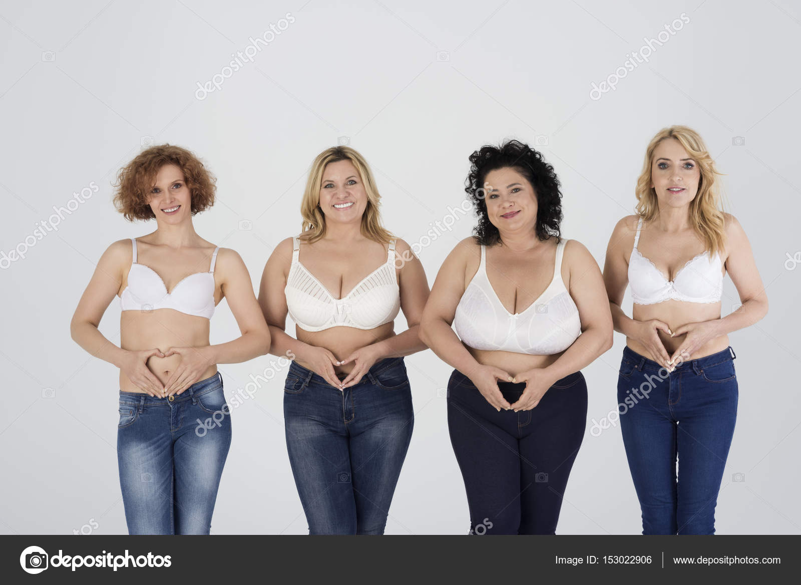 women in bras
