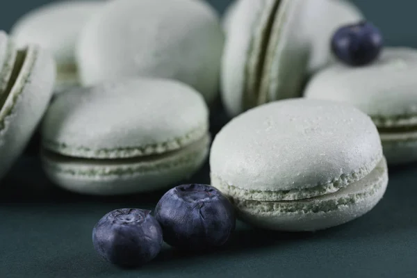 Ízletes francia macarons — Stock Fotó