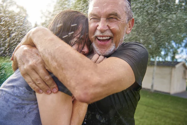 Feliz casal adulto — Fotografia de Stock