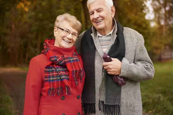 Pasangan senior yang bahagia — Stok Foto