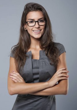 Genç güzel kadın.