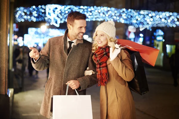 Shopping gjorde inte över ännu — Stockfoto