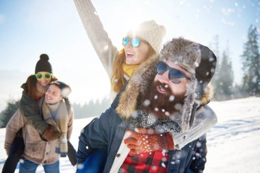 Kış aktiviteleri için büyük hava