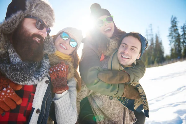 Kış tatili birlikte zevk arkadaş