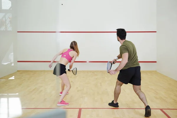 Squash Squash Pratik Oyuncular Var — Stok fotoğraf