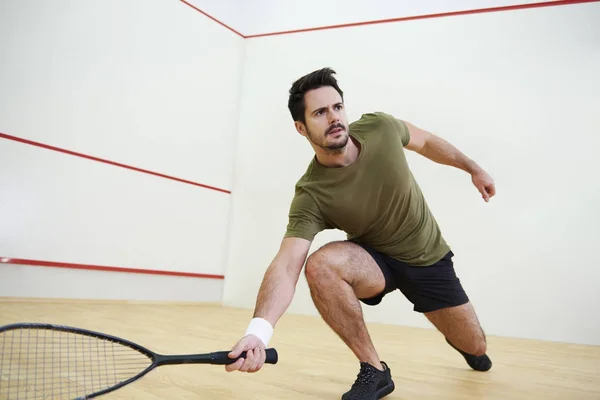 Mannen Squash Match Cour — Stockfoto
