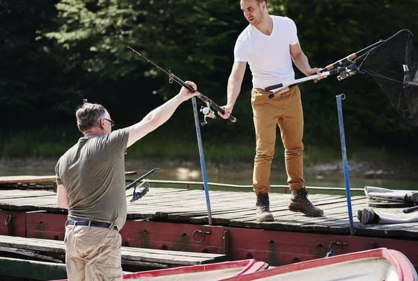 Balık avı için hazırlık 