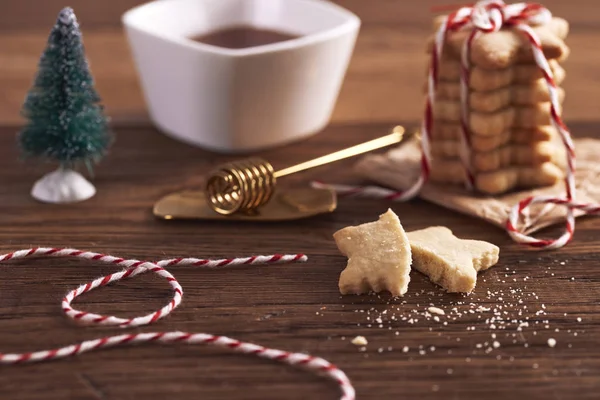 Пряникове Печиво Готове Різдва — стокове фото