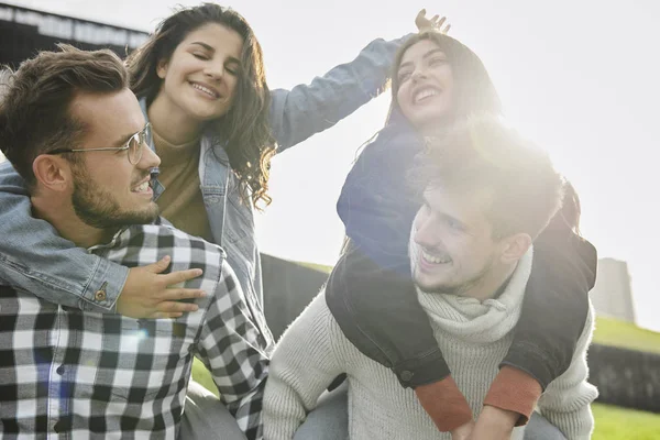 Gek Paar Goed Humeur — Stockfoto