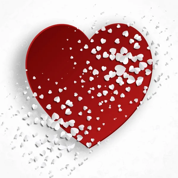 Ilustracja Miłości Walentynki Wakacje Rocznica Uroczystość — Zdjęcie stockowe