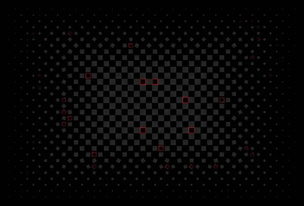 Geometric Black Square Pattern Black Background — 图库照片