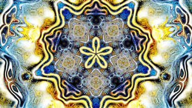 Soyut, geometrik renkli arkaplan dokusu. Şenlik dekorasyonu. Kaleydoskop.