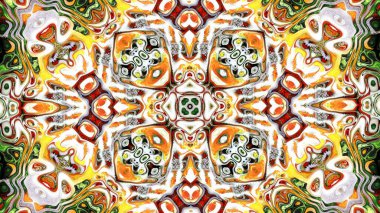 Soyut, geometrik renkli arkaplan dokusu. Şenlik dekorasyonu. Kaleydoskop.