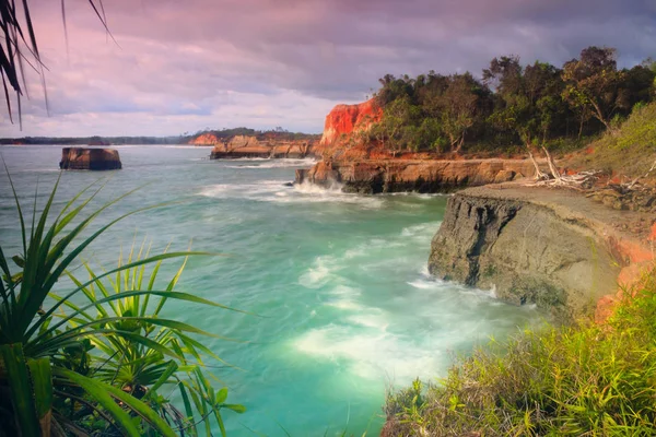 Tenang Motion Waterscape Utara Bengkulu Indonesia — Stok Foto