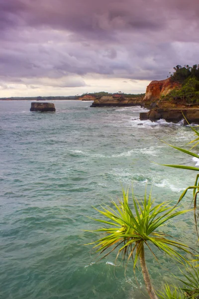 Kuzey Bengkulu 'da deniz manzaralı güzel bir ada.