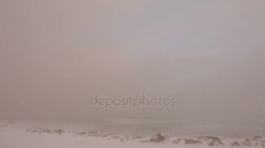 Değişen hava kış Norveç'te. Zaman atlamalı