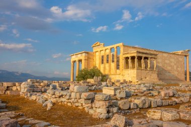 Yunanistan. Atina. Parthenon Tepesi. Echtheion Tapınağı