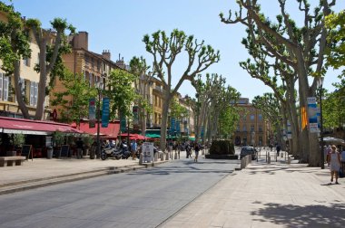 Aix-en-Provence, Fransa 'da açık hava pazarı
